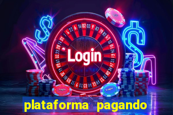 plataforma pagando bonus no cadastro